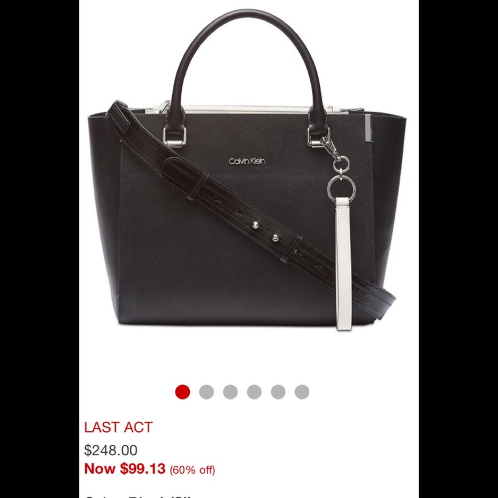 Super cute black  and cream Calvin Klein purse !